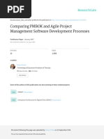 Comparing PMBOK and Agile Project 