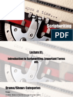 An Introduction to Scriptwriting Structure