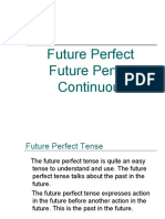 Future - Perfect Future Continuous