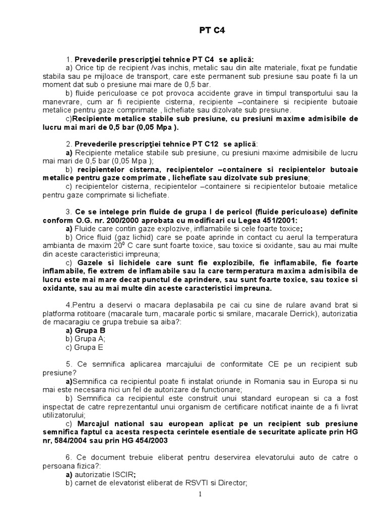 Test Rsvti Nou | PDF