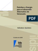 Petroleo y Energia para El Desarrollo Alternativo de Venezuela