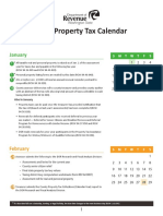 2020 Property Tax Calendar: January