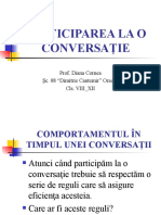 Participare Conversatie