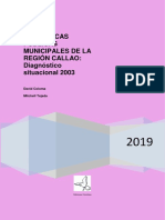 Bibliotecas Públicas Municipales de La Región Callao: Diagnóstico Situacional 2003