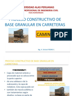 CLASE 05 PROCESO CONSTRUCTIVO DE LA Base Granular