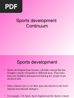 Understanding the Sports Development Continuum | PDF | Career & Growth ...