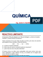 Reacciones químicas y rendimiento