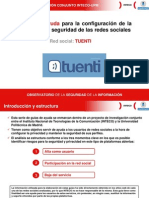Guías de ayuda para la configuración de la privacidad y seguridad de las redes sociales: TUENTI