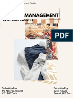 Quality Management in Apparel Industry PDF