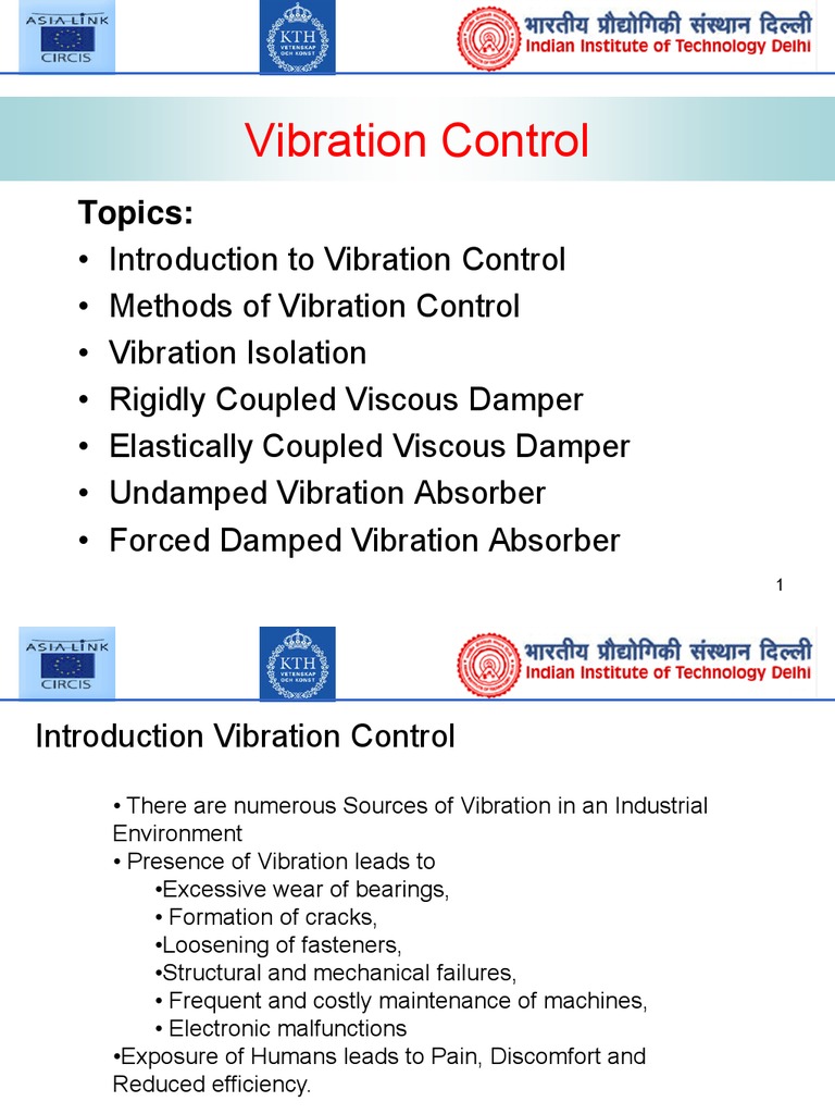 Chapter 7 Methods of Vibration Control PDF Resonance Systems Theory