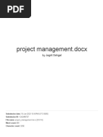 Project Management