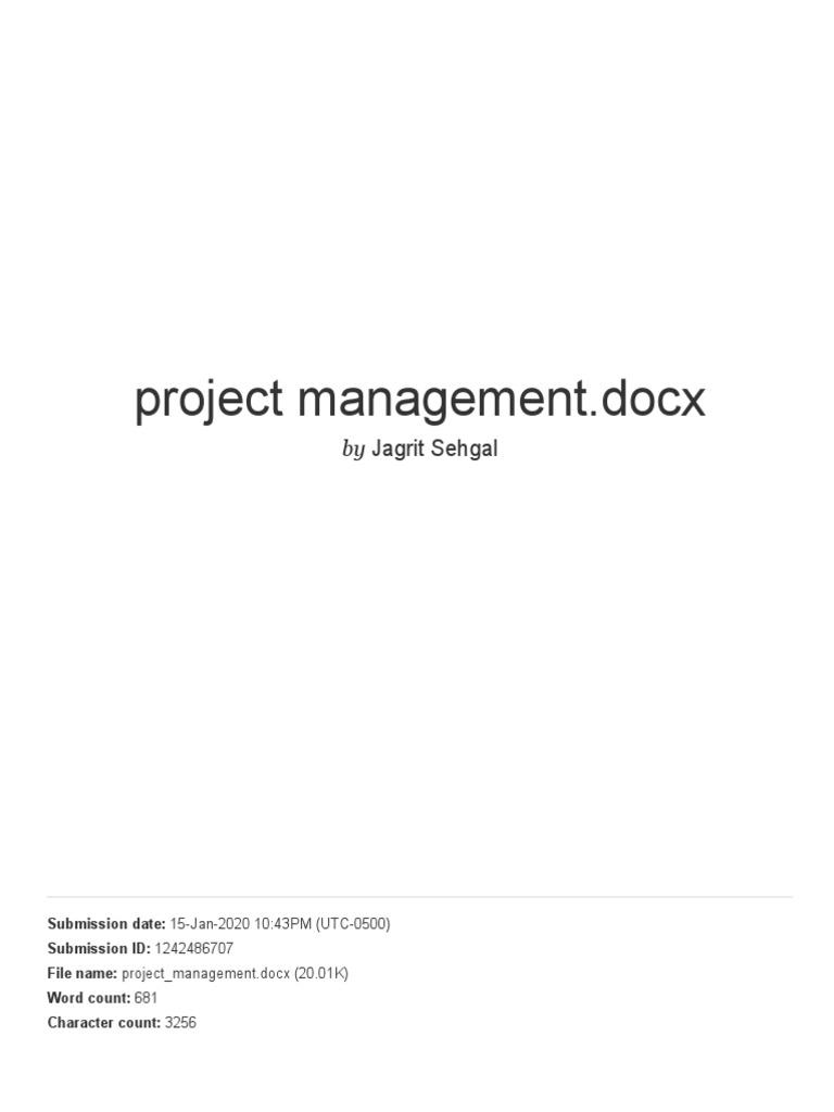 Project Management: A Day in Life | PDF | Business | Communication