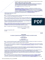 ORDIN nr.860 din 26 septembrie 2002 al ministrului apelor şi protecţiei mediului pentru aprobarea Procedurii de evaluare a impactului asupra mediului şi de emitere a acordului de mediu
