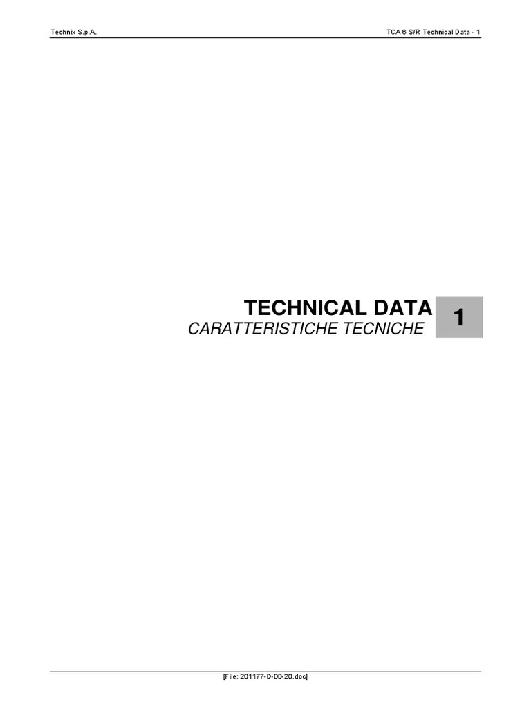 Technical Data | PDF