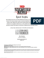 Eye of Xxiphu: A Four-Hour Adventure For 17th-20th Level Characters