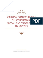 Causas y Consecuencias Del Consumo de Drogas PDF