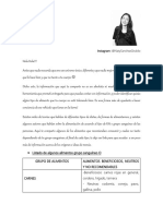 Herramienta Alimentos Seg N RH o Grupo Sanguineo PDF