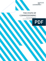 The State of Commissioning: Preparing Whitehall For Outcomes-Based Commissioning