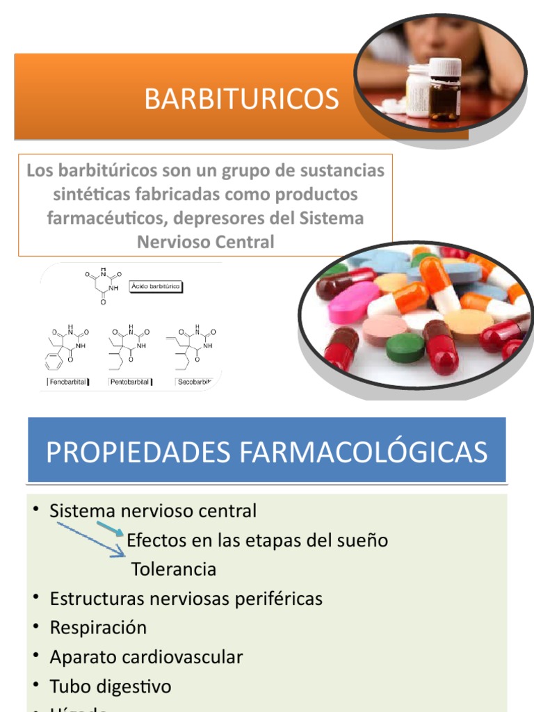 BARBITURICOS | PDF | Farmacología | Ciencias farmacéuticas