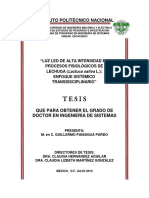 Luz Led de Alta Intensidad en Procesos Fisiologicos de Lechuga (Lactuca Sativa L.) PDF