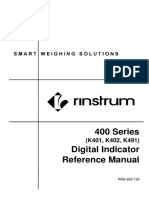 400 Series Digital Indicator Reference Manual