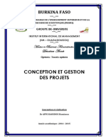 Cours - Conception & Gestion Des Projets M2 - Ouaga 2015