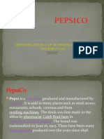 Pepsico: Identification Gap Between Sales and Distribution