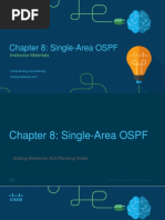 Chapter 8: Single-Area OSPF: Instructor Materials