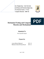 Composite Failure and Mechanical Testing (Report)