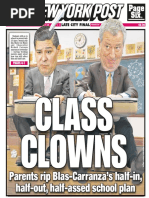 Class Clowns: Parents Rip Blas-Carranza's Half-In, Half-Out, Half-Assed School Plan