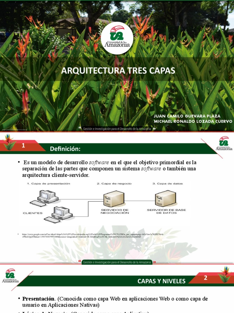 Arquitectura Tres Capas | PDF | Aplicación web | Arquitectura de ...