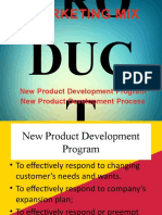 Marketing Mix: New Product Development Program New Product Development Process