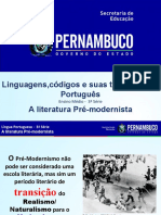 A Literatura Pré-Modernista