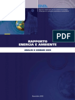 ENEA - Rapporto Energia e Ambiente (novembre 2010) - Analisi e Scenari 2009