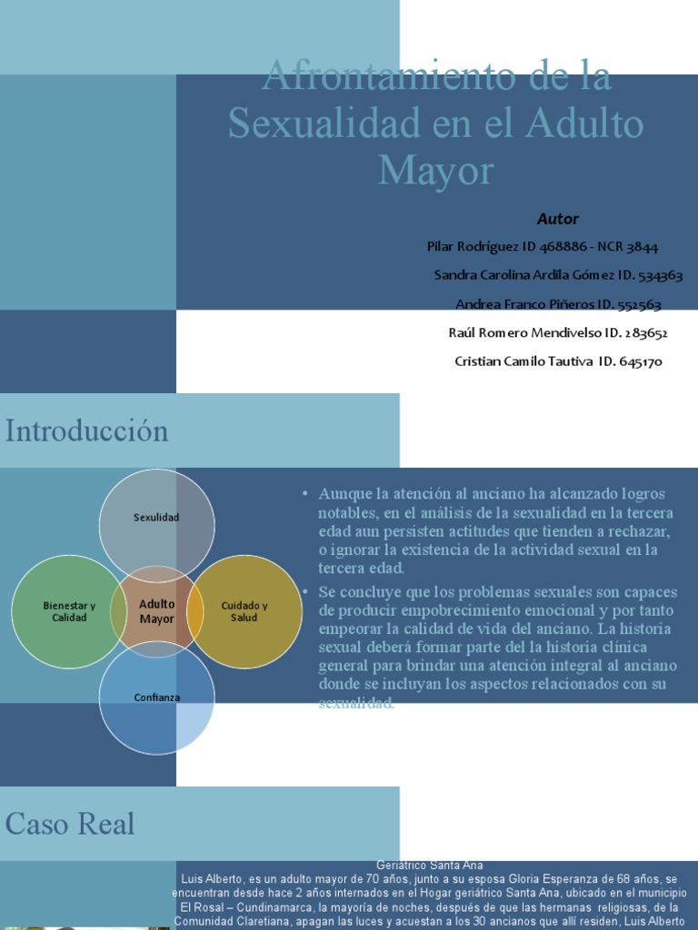 Sexualidad en el Adulto Mayor | PDF | Vejez | La sexualidad humana