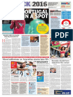 Portugal in A Spot: Messi Milestone As Argentina Storm Into Sfs