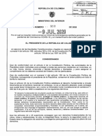 Decreto 990 Del 9 de Julio de 2020