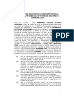 Convenio de Cooperacion Modelo PDF