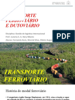 Trabalho Escolar - Modais - Modal Ferroviário