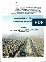 Volumen #5 Estudios Basicos Tomo 1 Estudio de Topografia, Trazo y Diseño Vial PDF