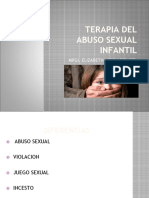 Terapia Del Abuso Sexual Infantil: Mpgi. Elizabeth Miron Esparza