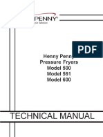Henny Penny Pressure Fryer PF500-561