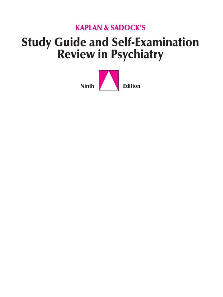 KAPLAN Study Guide Ninth Edition-1 (001-100) PDF | PDF | Mental ...