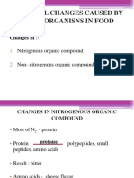 Chemical Changes Caused by Microorganisns in Food