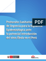 Protocolo Sanitario Ante El Ebola