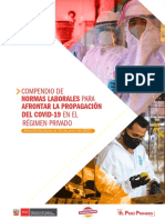 Compendio de Normas Laborales para Afrontar La Propagación Del Covid-19 Regimen Privado PDF