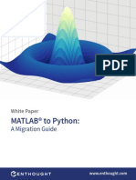 Enthought MATLAB To Python White Paper