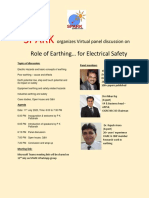 Role of Earthing for Electrical Safety Virtual Panel