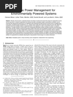 Adaptive Power Management For Environmentally Powered Systems