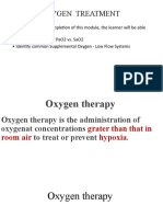 Oxygen Therapy Basics